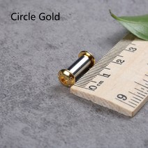 팝너트 리벳너트 너트 인서트너트 볼트너트 인서트 너트 M4 나이프 나사 리벳 DIY 도구 재료 핸들 플레이트, 04 2pcs Circle Gold