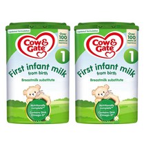 Cow & Gate 카우앤게이트 1단계 퍼스트 인펀트 밀크 아기 분유 가루 파우더 800 g 2개