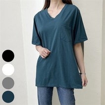 [강물처럼] 빅사이즈사랑해요 G657L302 베이직주머니반팔티 ZY (9708382)