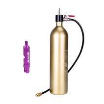 자전거 펌프 타이어 공기 팽창기 1.15L mtb 로드, 부스터-보라색 도구