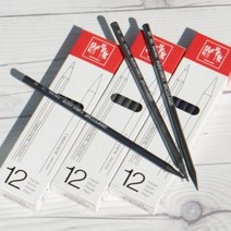 CARAN DACHE 바디 전체가 흑연으로 구성된 통심..까렌다쉬 천연 흑연연필 그라프스톤 PURE 1다스 (12자루) HB 1다스 780.250