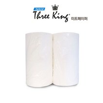 쓰리킹 육즙 참치 2롤 수분 연어 핏물 지 고기습 키친타올 흡수 생선 정육 해동 제거 하이브리드 미트패트 육류 미트페이퍼 패드 기름, 쿠팡1 쓰리킹미트페이퍼 2롤
