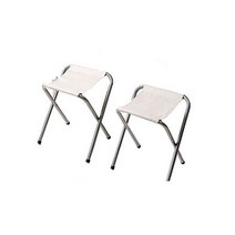 무중력® 컬러 미니접이식의자, 1개, 실버엔화이트