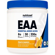 Nutricost 뉴트리코스트 eaa bcaa 파우더 30서빙 330g - 피치 망고, 상품선택, 1개