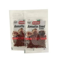 2 Bags-Whole Annatto Seed Annato anato Anatto / Achiote entero Kosher 2x1oz, 1