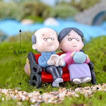 연인 피규어 커플 미니어처 데스크탑 홈 장식 사람들 소년 소녀 모델 공주 요정 그놈 발렌타인 데이 선물 인형 집, 오래 된 세트 블루 핑크