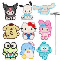 디어템 산리오 디폼 블럭 캐릭터 만들기 도안 망치 세트 나노 블록, 턱시도샘 + 망치세트