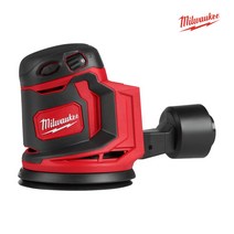 milwaukee 본체+케이스 포함/밀워키 M18 BOS125-0X 충전 원형 샌더기 베어툴 전동공구