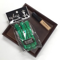 와이에스박 헤어 미용 핀셋 미용실 집게핀 L클립, 그린