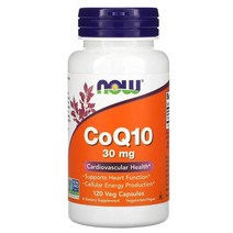 나우푸드 코엔자임Q10 coQ10 식물성 임신준비코큐텐 30mg 120개 베지캡슐