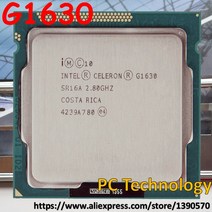 리퍼 CPU 오리지널 인텔 셀러론 G1630 2.8GHz CPU 2M LGA1155 55W 데스크탑 듀얼 코어 1 일 이내 무료 배, 한개옵션0