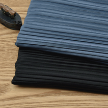 유명한원단 베네치아 플리츠 스판 주름 원단 블루 블랙 2종 <br>[폭 150cm], 미드나잇블루(E11)