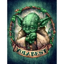 다이아몬드 페인팅 만화 초상화 풀 라운드 모자이크 자수 크로스 스티치 아트 방 DIY 장식, 30x40cm, star wars