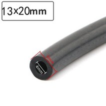자바라 닥트 호스 천 덕트 주름관 PVC 내유성 파이프 검은 색 실리콘 튜브 유연한, 13x20mm