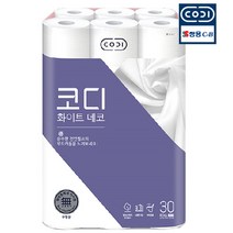 코디 화이트데코 25m 3겹 30롤 천연펄프, 코디화이트데코 25m3겹30롤
