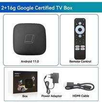 UBISHENG 안드로이드 11 TV 박스 하코 프로 구글 인증 2 + 16GB RAM 4K 넷플릭스 HD 스트리밍 미디어 플레, 01 Hako Pro_01 미국 플러그