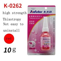 견고한 GOOD K-0262 Glue Screw Anaerobic Adhesive Sealing and Leakproof Thread Locking Agent Stolik K, 01 10g
