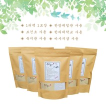 휴족나라 한방족욕제 쑥 생강 족욕제 입욕제, 60팩