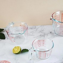 다용도 내열 유리 계량컵 3size, 1000ml