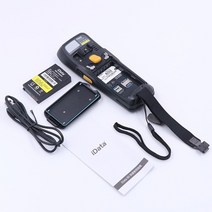 Idata 60 안드로이드 모바일 지능형 휴대용 단말기 GPS 와이파이 블루투스 무선 건 산업용 PDA 바코드 스캐, 한개옵션0