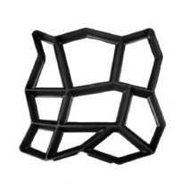 정원 바닥 도보 포장 금형 DIY 수동 시멘트 벽돌 돌 블록 도로 콘크리트 건물 경로 메이커, 02 B