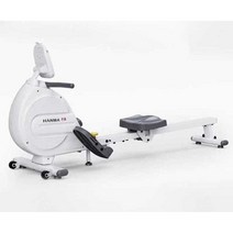 접이식 지능형 전자동 스마트 로잉머신 실내 스포츠, 아이보리 화이트 8단계 수동 조정