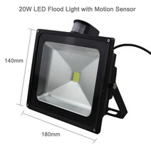 LED 투광 조명 야외 PIR 10W 20W 30W 50W 110 220 스포트 라이트 모션 센서 반사판 IP65 방수 벽 램프, Warm White, 02 20W