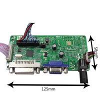 19인치 M190CGE-L20 1440x900 LCD 스크린 명암비 DVI VGA 컨트롤러 보드, 한개옵션1, 한개옵션0