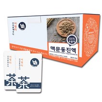 중저온추출 16시간 국산 볶은 맥문동 차 즙 진액 100ml x 30개입, 1박스