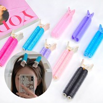 루시피 듀얼 헤어 롤 집게 뿌리볼륨 (1개/색상랜덤), 1개