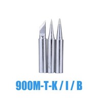 3개/몫 납땜 팁 900M-T 용접 헤드 인두 스팅 BGA 재가공 도구, 한개옵션0