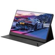 휴대용모니터 보조 서브 모니터 15.6 인치 터치 패널 usb 유형 c hdmi 호환 컴퓨터 터치 ps4 스위치 xbox one 노트북 전화, ap156 1080p, 미국 플러그