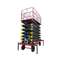 고소 작업대 유압 고정 차량 사다리 작업 시저 리프트, 상세이페이지 참고, 300kg 8미터 380V220V 중 하나선택