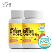 건강앤 HACCP 식약처 인증 고함량 락토페린 총 45000mg 15% 함유 60정, 2통