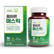 매스틱 양배추 유산균 600mg 180정, 1박스