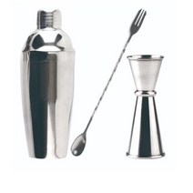 커빙 칵테일 쉐이커 500ml + 바스푼 대 + 라인지거 대, 혼합색상, 10세트