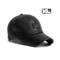 PLATEAU 빅사이즈 볼캡 XL LEATHER BASIC CAP BLACK, none, 1개