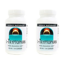 소스내츄럴스 L-트립토판 500mg 캡슐, 120개입, 2병