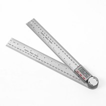 360도 30cm 디지털 각도기 산업용 스틸자 각도측정기, 1개