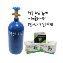 정품 Co2 고압봄베 [2kg3.4L] + 레귤레이터 [옵션선택], 단품