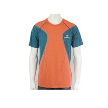 EIDER 배색 아웃도어 반팔티 오렌지청록 (남성 95)