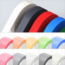 삼원 칼라 멀티 테이프 18mm 25mm 40mm / 마스킹 다용도 제본 박스, 25mmx10m, 빨강