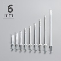 콘크리트 칼브럭 6*5* 37mm 44mm 55mm 70mm 75mm 95mm 110mm 칼블럭 피스, 6*110mm(100개), 1개