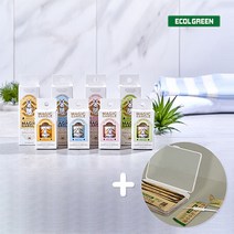 에콜그린 식물유래 매직가글 일회용 고체 가그린 4가지맛, 매직가글 아이스쿨향 18입 + 치간칫솔15입
