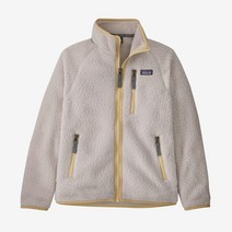 파타고니아키즈 레트로 파일 후리스 보머 크림 재킷 시어링 쉐르파 양털 뽀글이 K Retro Pile Jacket