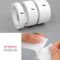 강력 투명 원형 얇은 종이 양면 테이프 20M, 폭, 36mm