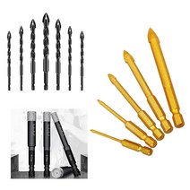 유리드릴 콘크리트 타일 대리석 플라스틱 드릴비트 유리홀쏘 융착코어비트, 4날 유리드릴 5mm