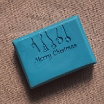 캔들바다 비누도장 - 크리스마스 x-mas | 비누스탬프, [ 17번 ]