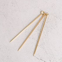 이젠 골드 칵테일픽, 상세설명 참조, 원형볼