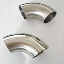 51mm 57mm 63mm 76mm OD 위생 버트 용접 90도 엘보 벤드 파이프 304 스테인레스 스틸 자동차 배기관 머플러 용접 파이프, 70mm70mm